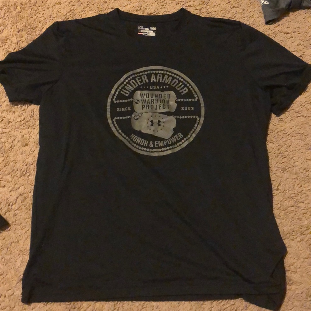 Wounded warrior project under armour shirt